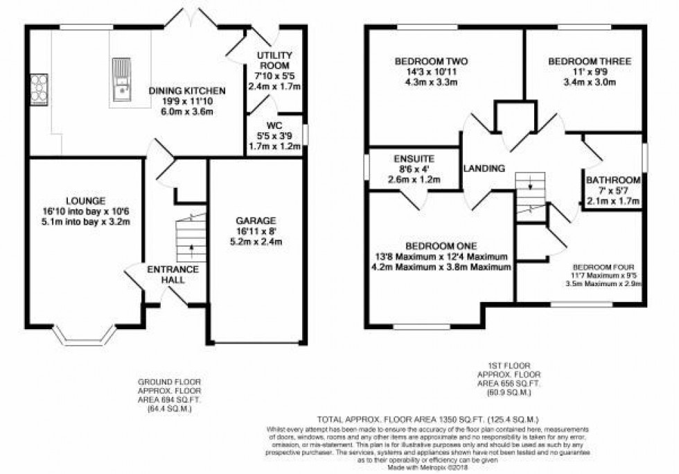 Floorplan for Georges Place, Beeston, Tarporley