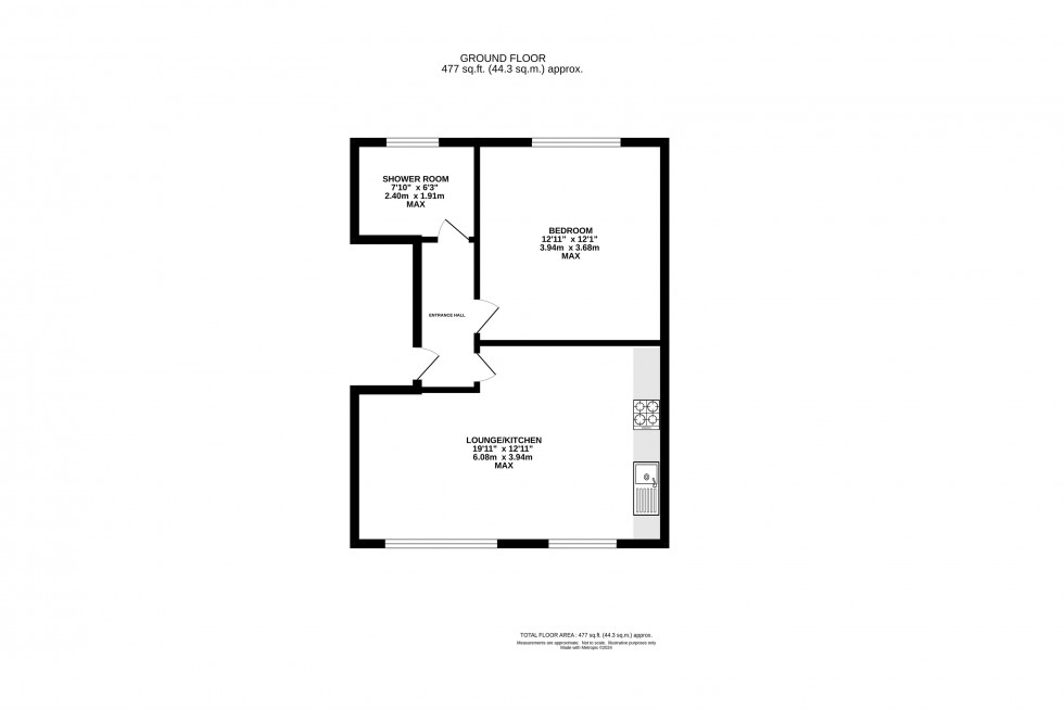 Floorplan for High Lane, Stockport