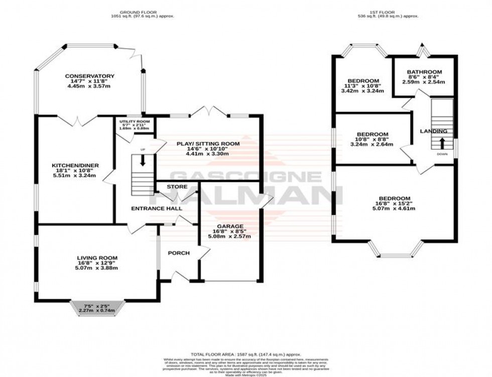 Floorplan for New Forest Road, Manchester