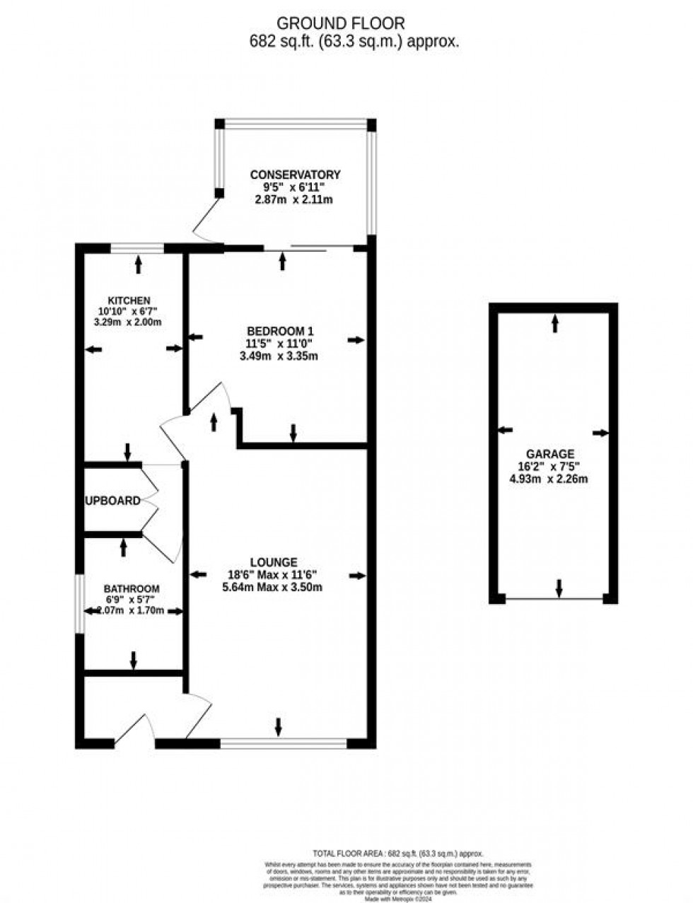 Floorplan for Ryecroft, Elton, Chester