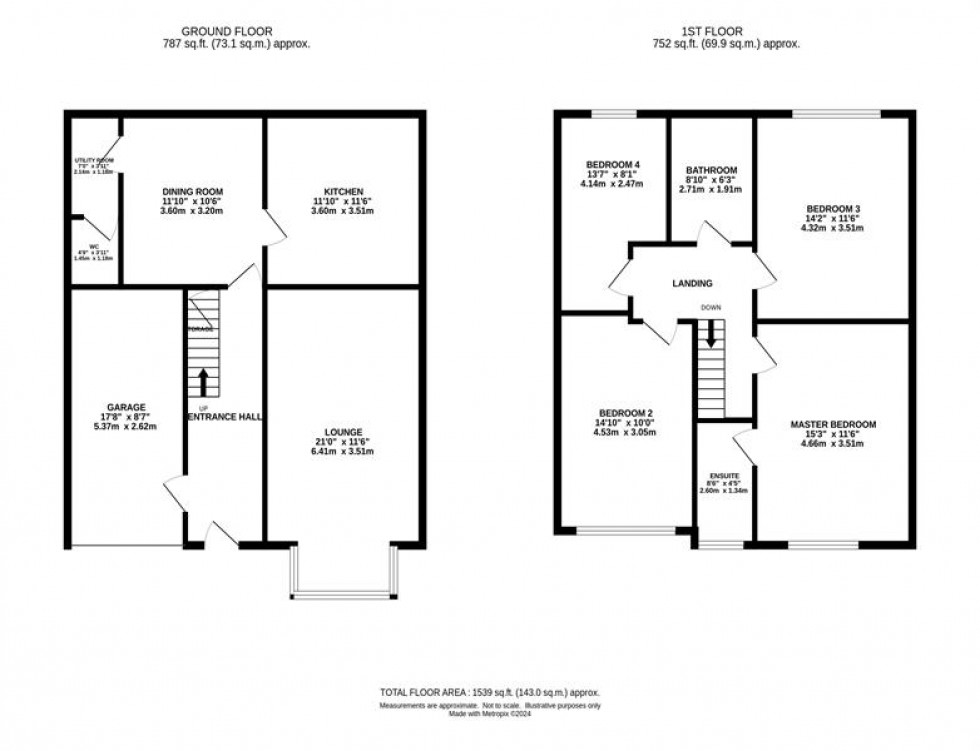 Floorplan for Wightman Avenue, Macclesfield