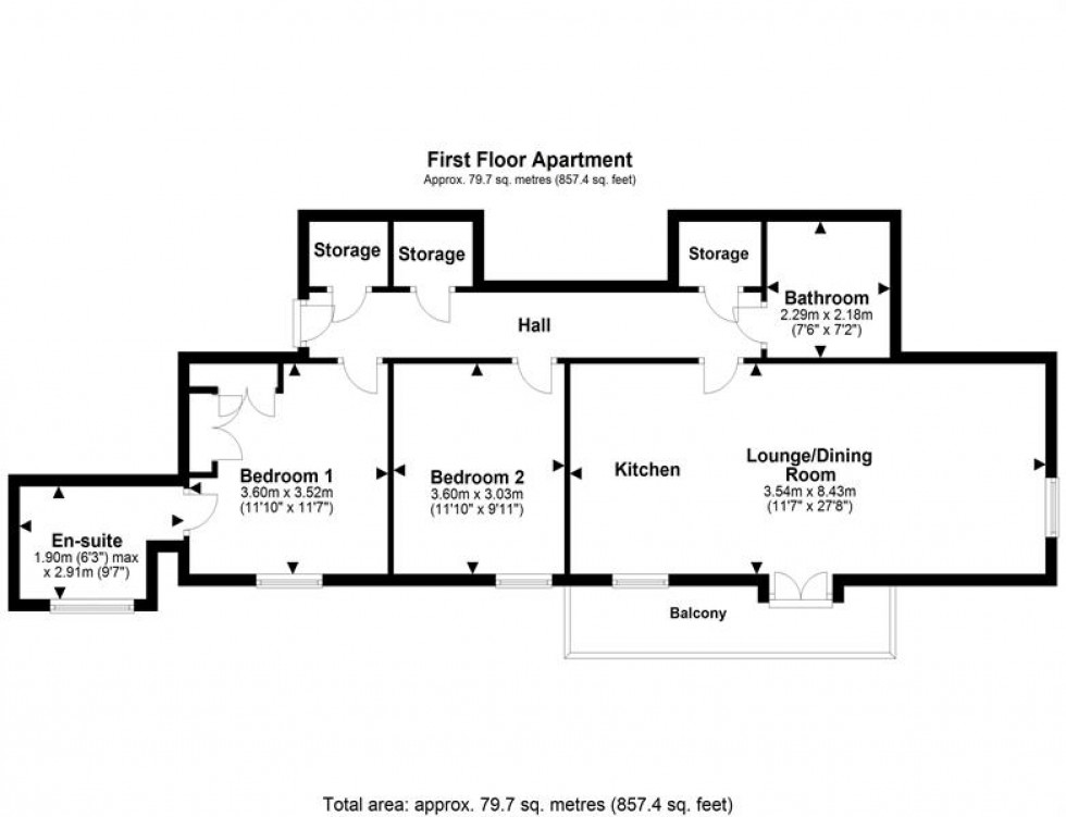 Floorplan for Kingswood Park, Kingswood, Frodsham