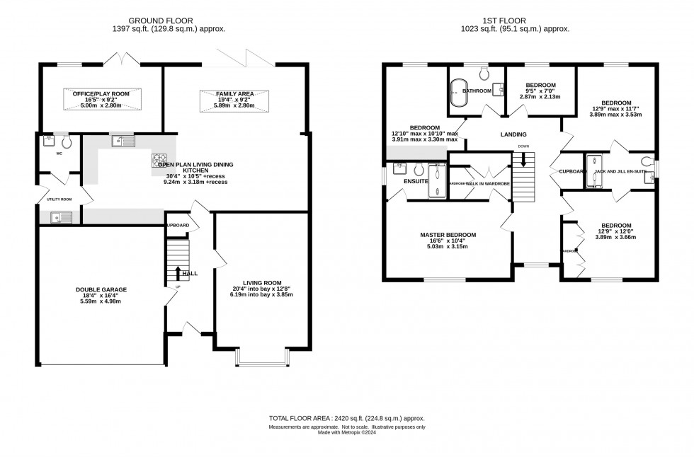 Floorplan for Elmwood Drive, Congleton