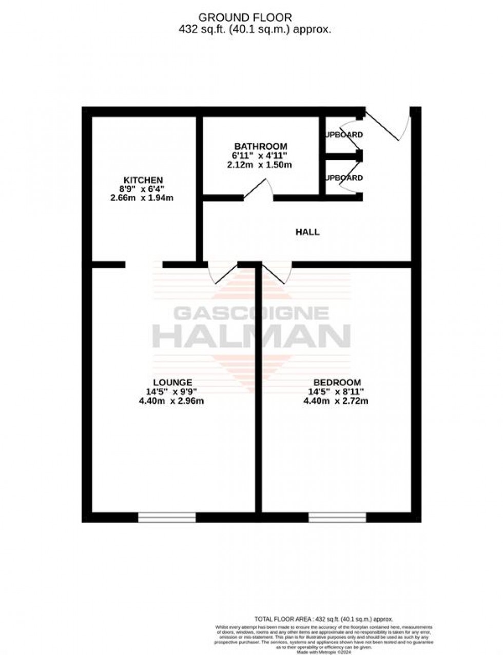 Floorplan for Alma Road, Sale