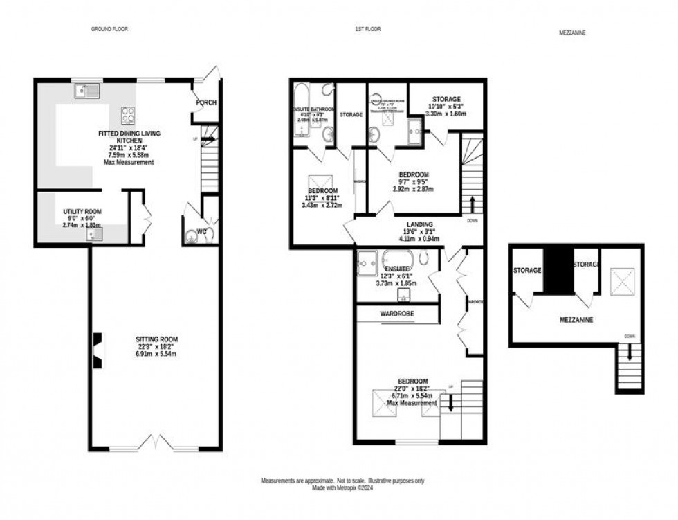 Floorplan for Shallcross Hall Barns, Shallcross Road, Whaley Bridge, High Peak