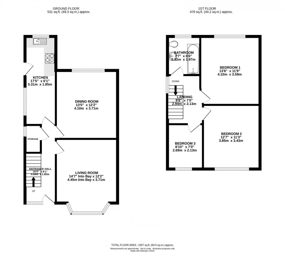 Floorplan for Chatburn Road, Chorlton