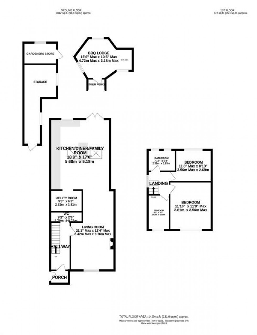 Floorplan for Denson Road, Timperley, Altrincham