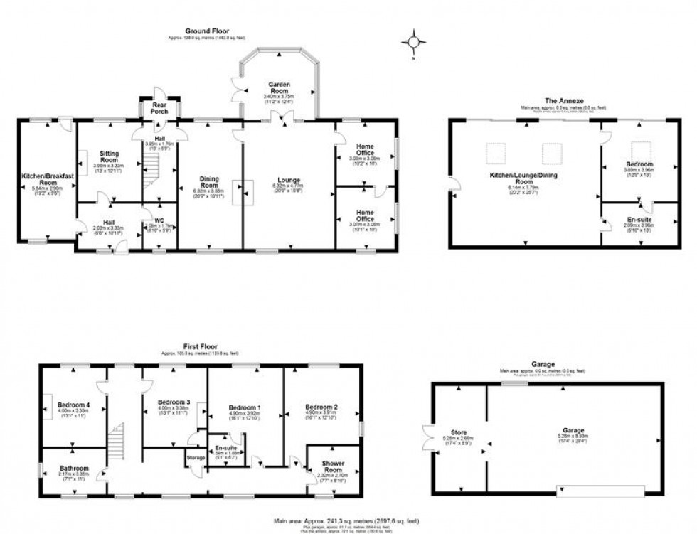 Floorplan for Breech Moss, Norley, Frodsham