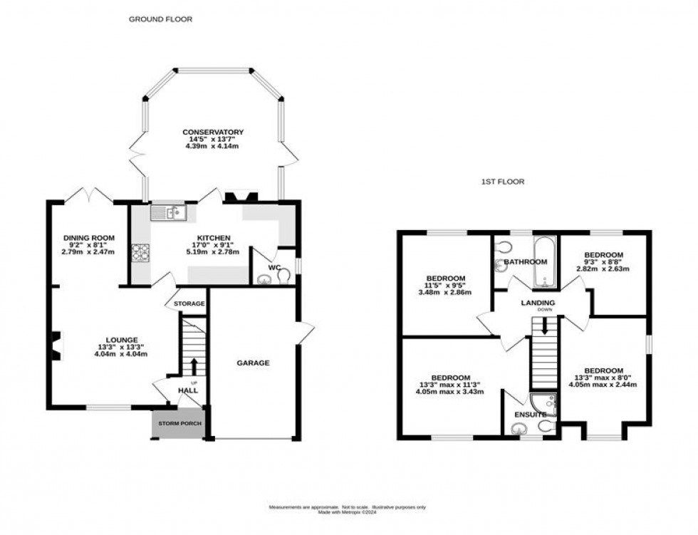 Floorplan for Valley Drive, Chapel-En-Le-Frith, High Peak