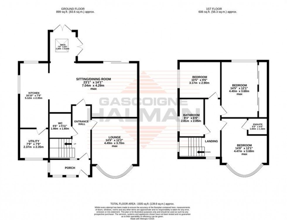 Floorplan for Meadway, Sale