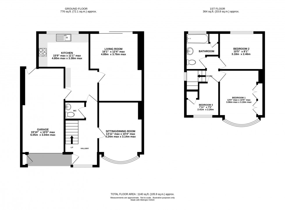 Floorplan for Marcliff Grove, Knutsford