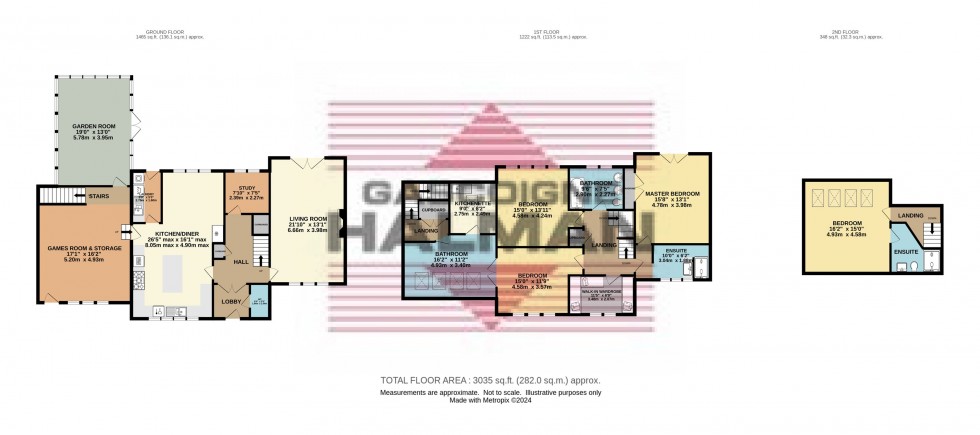 Floorplan for Hawkshead Fold, Glossop