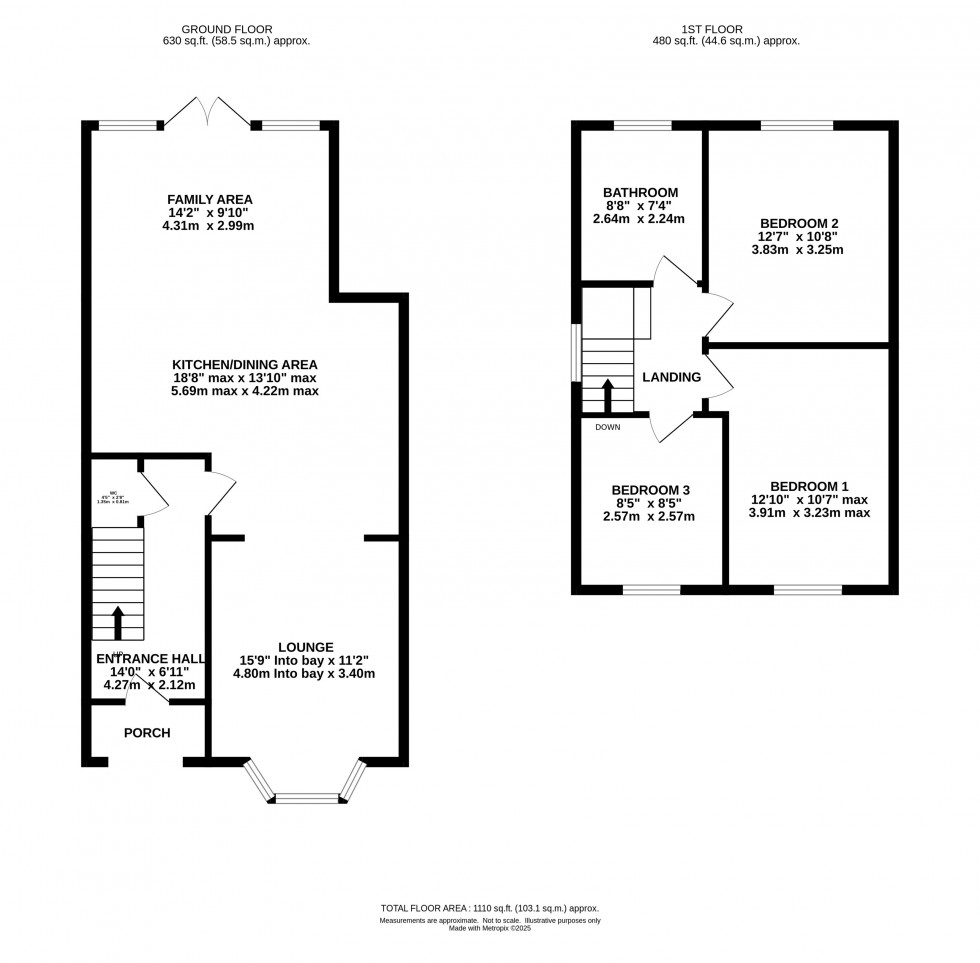 Floorplan for Knutsford Road, Alderley Edge