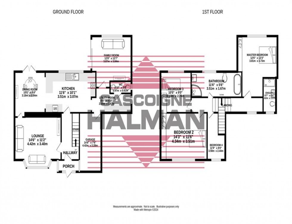 Floorplan for Syddal Crescent, Bramhall, Stockport