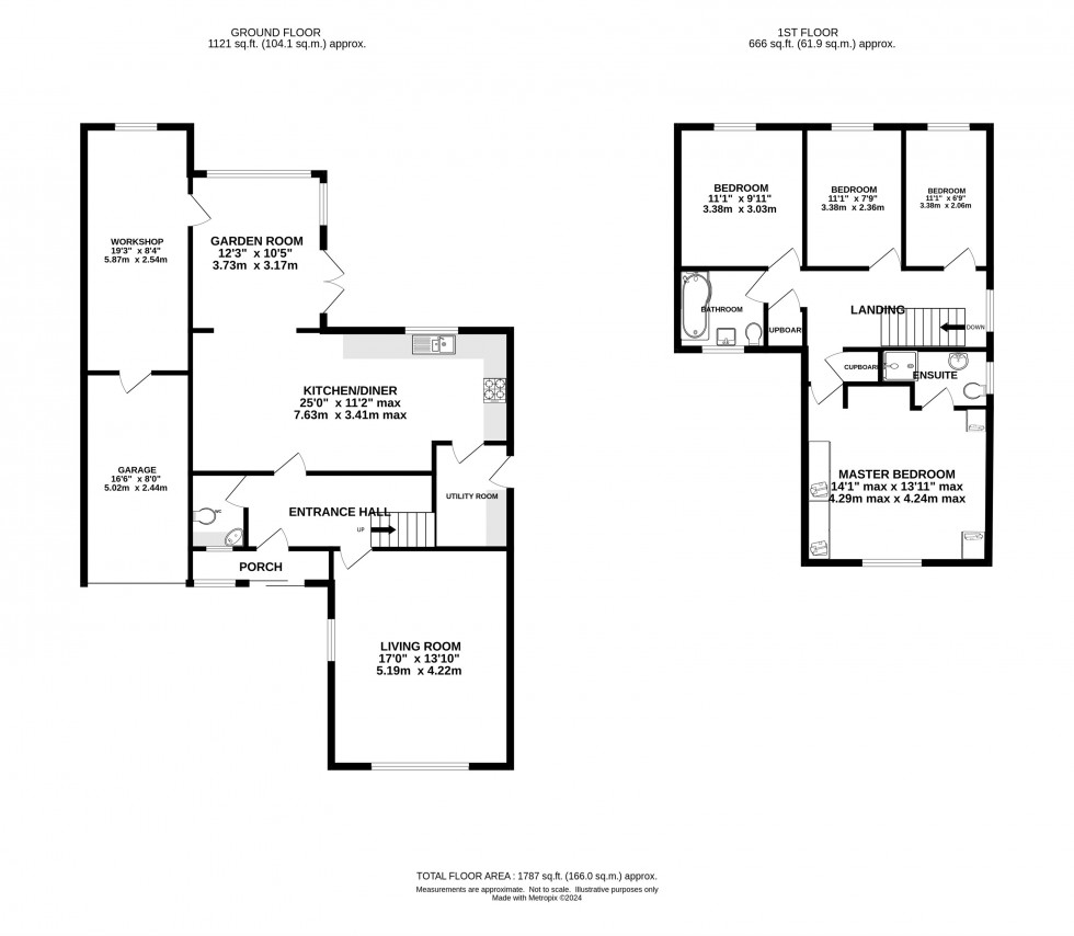 Floorplan for Portree Drive, Holmes Chapel