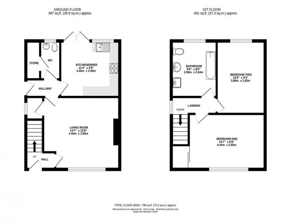 Floorplan for Abingdon Road, Stockport