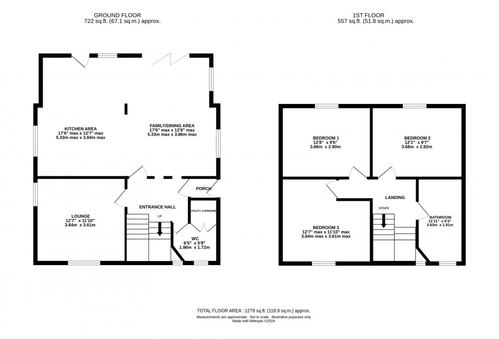 Floorplan for Chelford Road, Nether Alderley