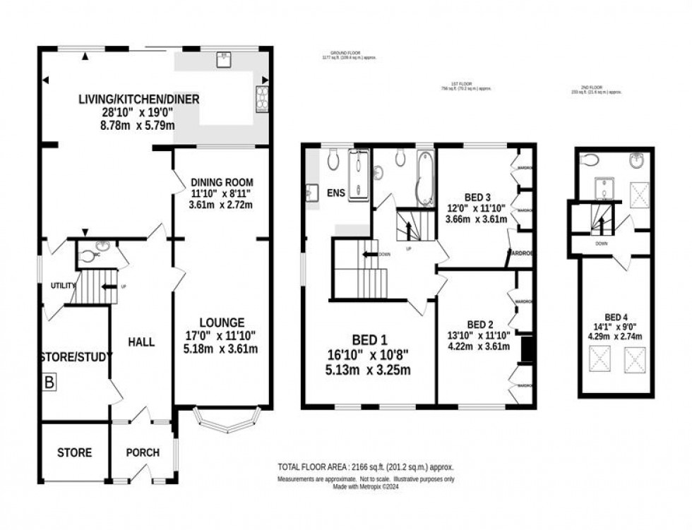 Floorplan for Longacres Road, Hale Barns, Altrincham