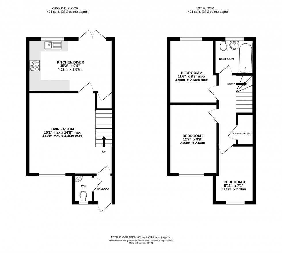 Floorplan for Dexter Place, Chelford, Macclesfield