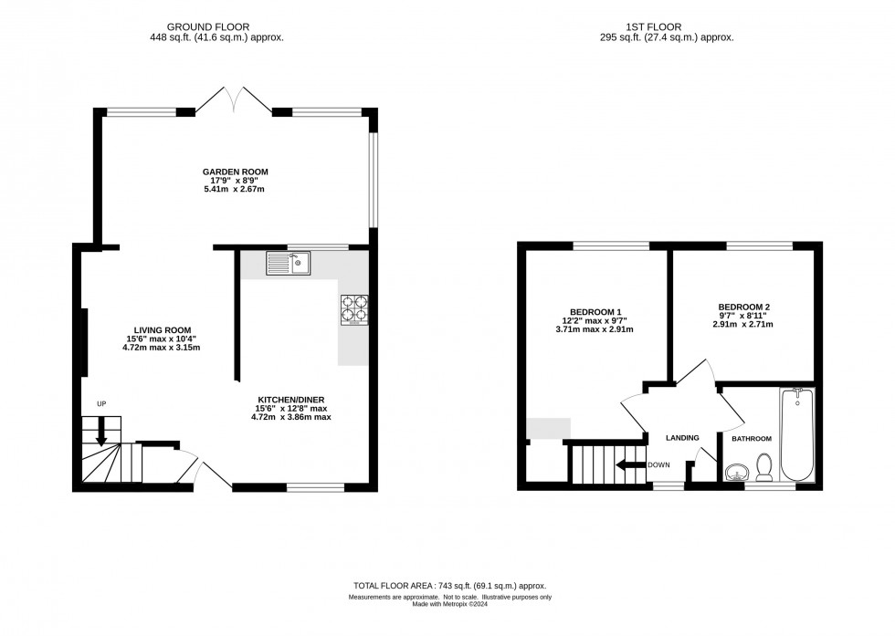 Floorplan for Meadowsweet Road, Mobberley