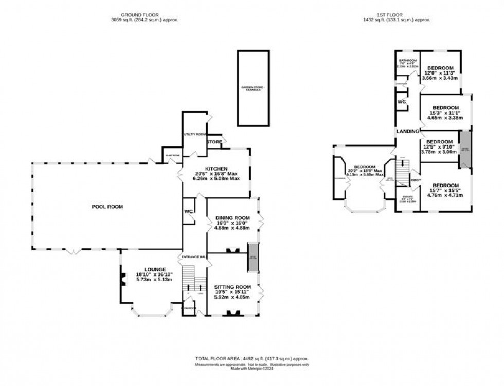 Floorplan for Dale Road, Marple