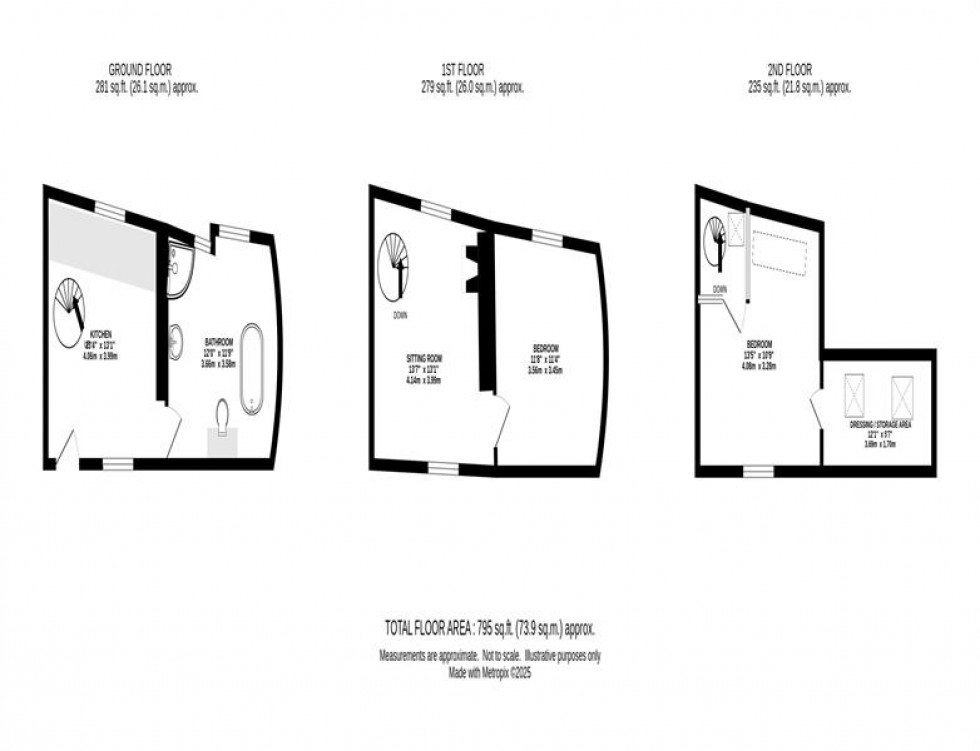 Floorplan for Kinder Road, Hayfield, High Peak