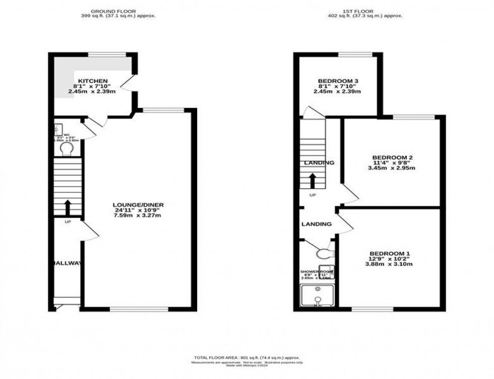 Floorplan for Audley Road, Manchester