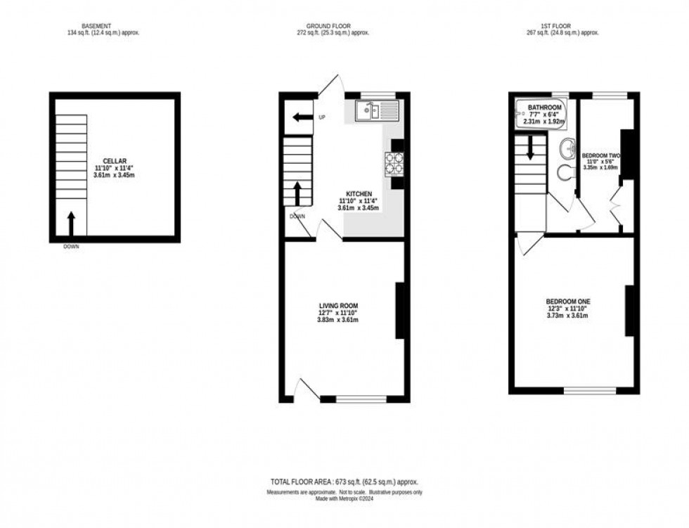 Floorplan for Dundonald Street, Heaviley, Stockport