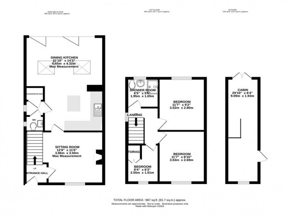 Floorplan for Orchard Road, Whaley Bridge, High Peak