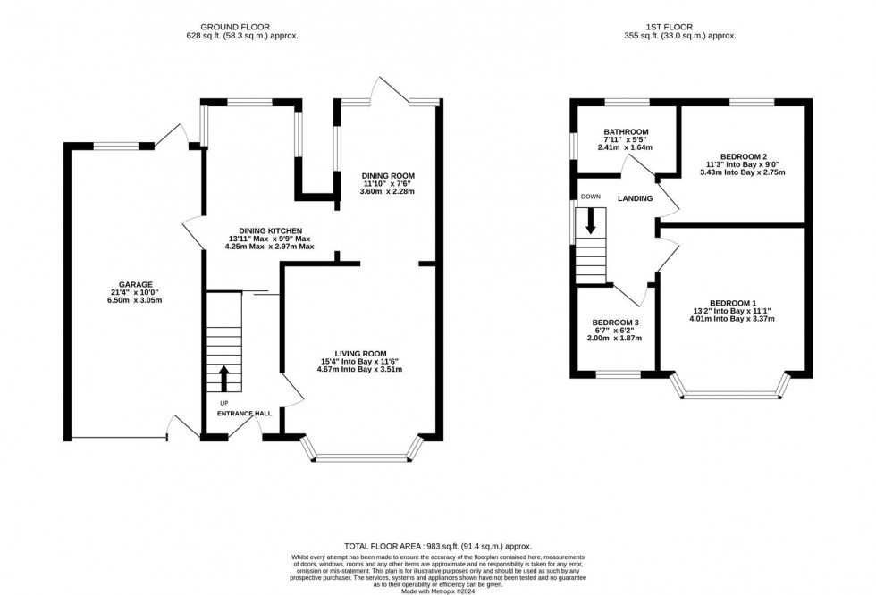 Floorplan for Waterloo Road, Poynton