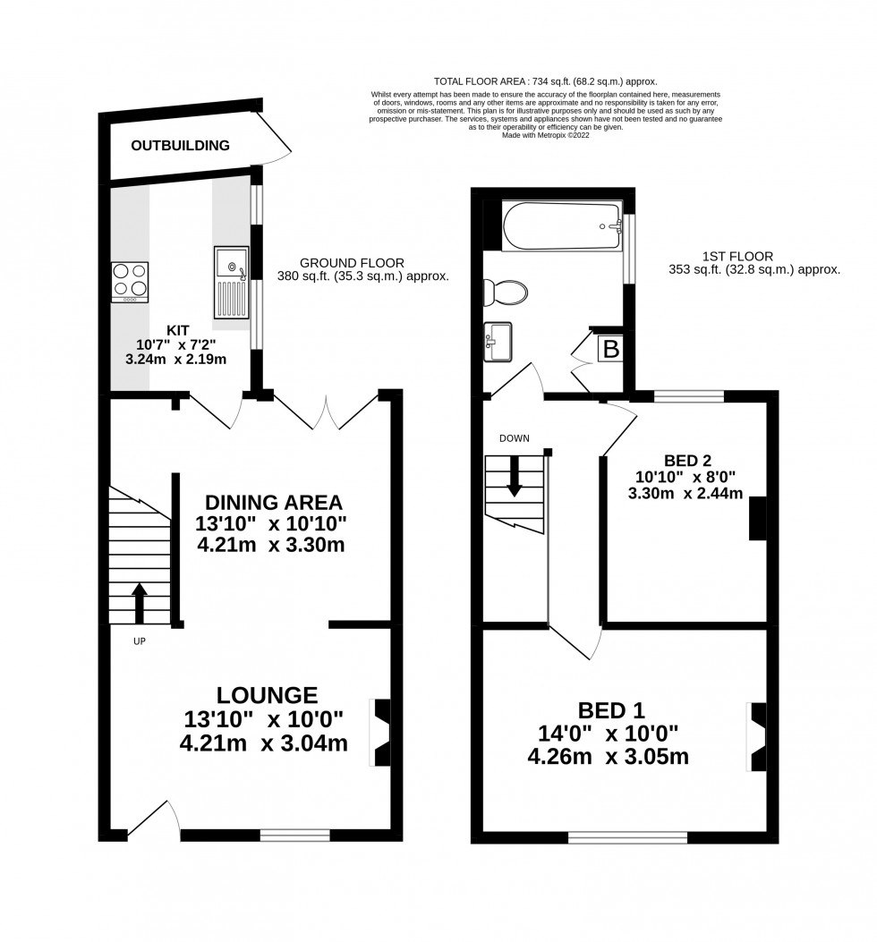 Floorplan for Cherry Lane, Lymm