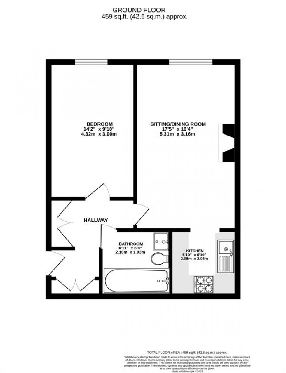 Floorplan for Albert Road, Wilmslow