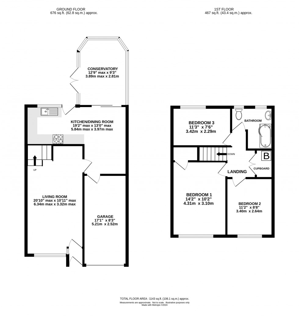 Floorplan for Ashgate Lane, Wincham 