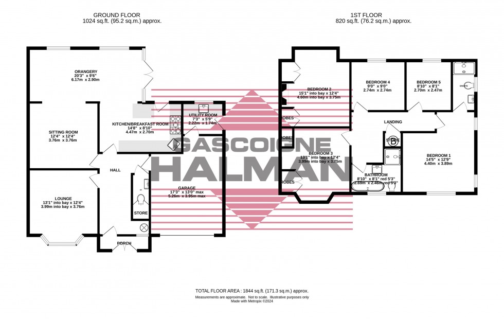 Floorplan for Moor Lane, Woodford, Stockport