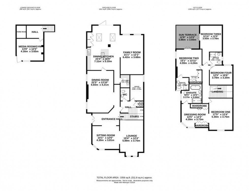 Floorplan for Ashley Road, Altrincham