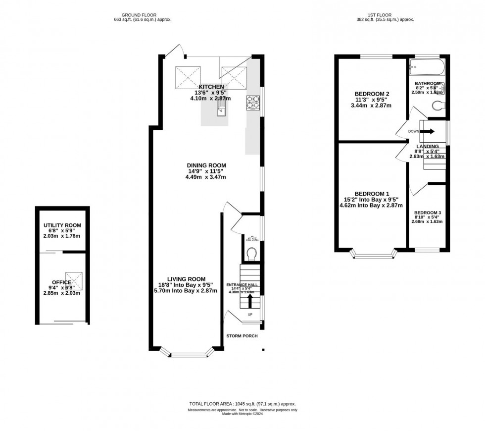 Floorplan for Beaumont Road, Chorlton