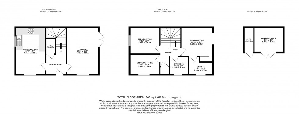 Floorplan for Sandstone Lane, Tarporley