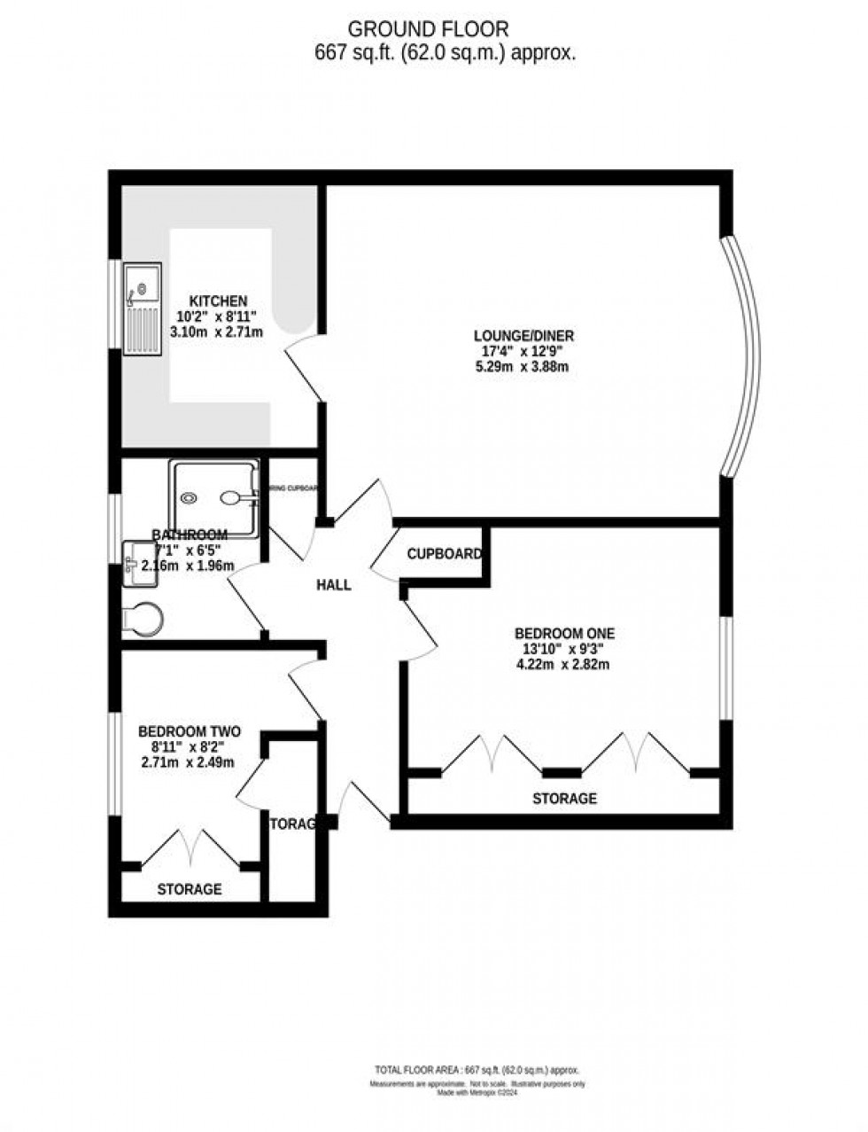 Floorplan for Heather Court, Victoria Grove, Heaton Chapel, Stockport