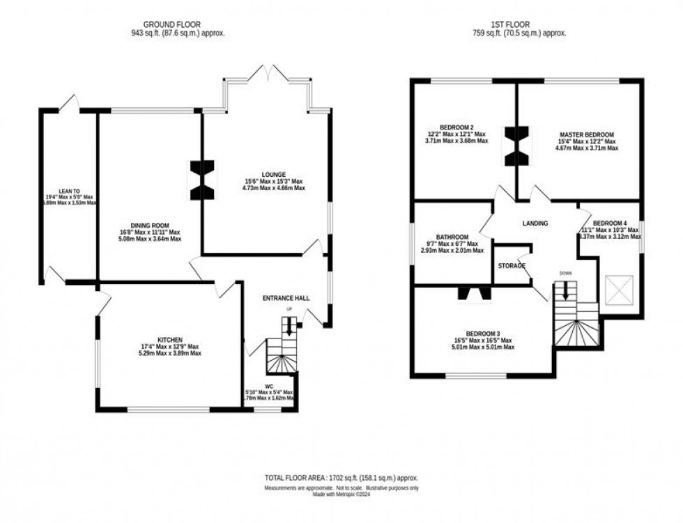 Floorplan for The Dingle, 138 Prestbury Road, Macclesfield