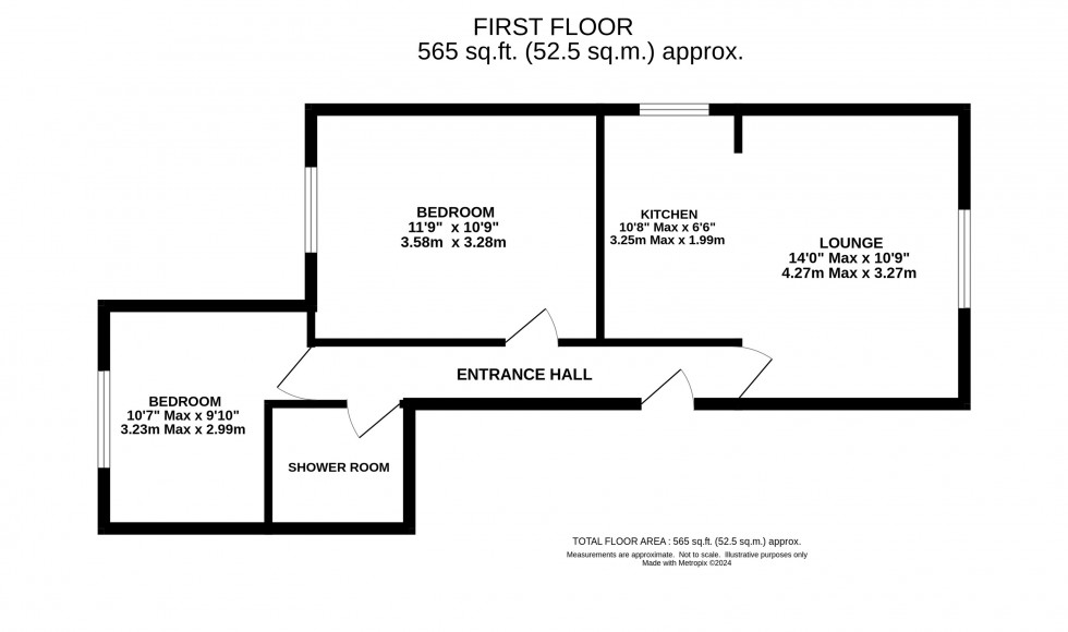 Floorplan for Bridgewater Mews, London Road, Stockton Heath