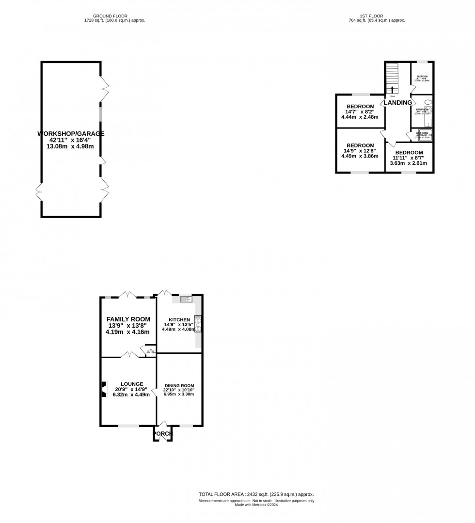 Floorplan for Higham Lane, Gee Cross, Hyde