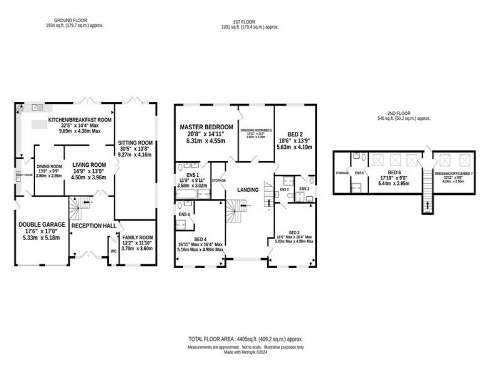 Floorplan for High Elm Road, Hale Barns, Altrincham