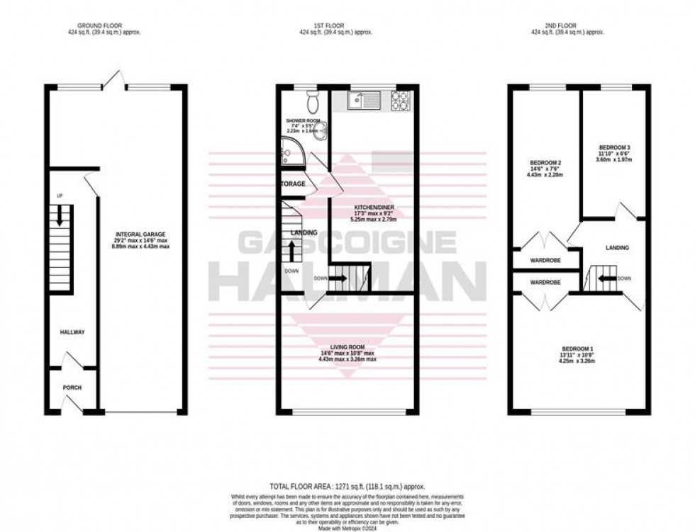 Floorplan for Chorlton Drive, Cheadle