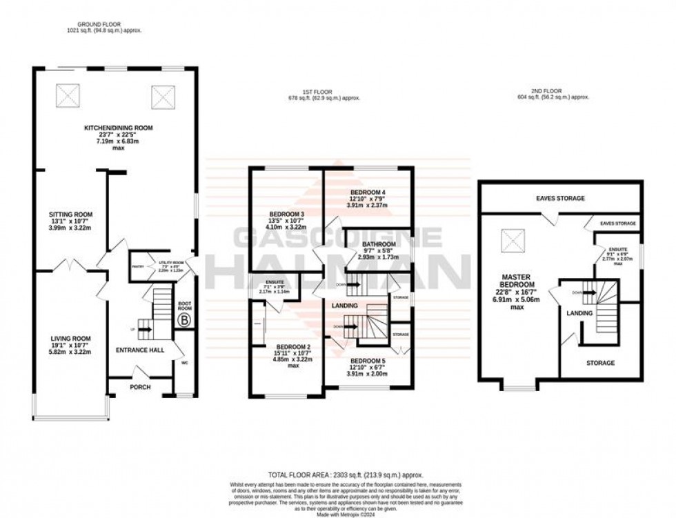 Floorplan for Marsland Road, Sale