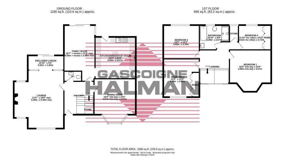 Floorplan for Ramsdale Road, Bramhall, Stockport