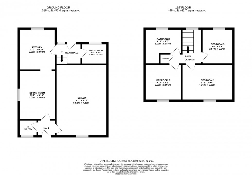 Floorplan for Dale House Fold, Poynton