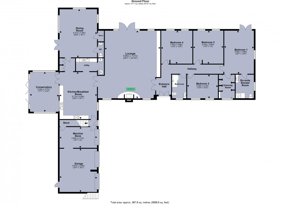 Floorplan for Poole, Nantwich