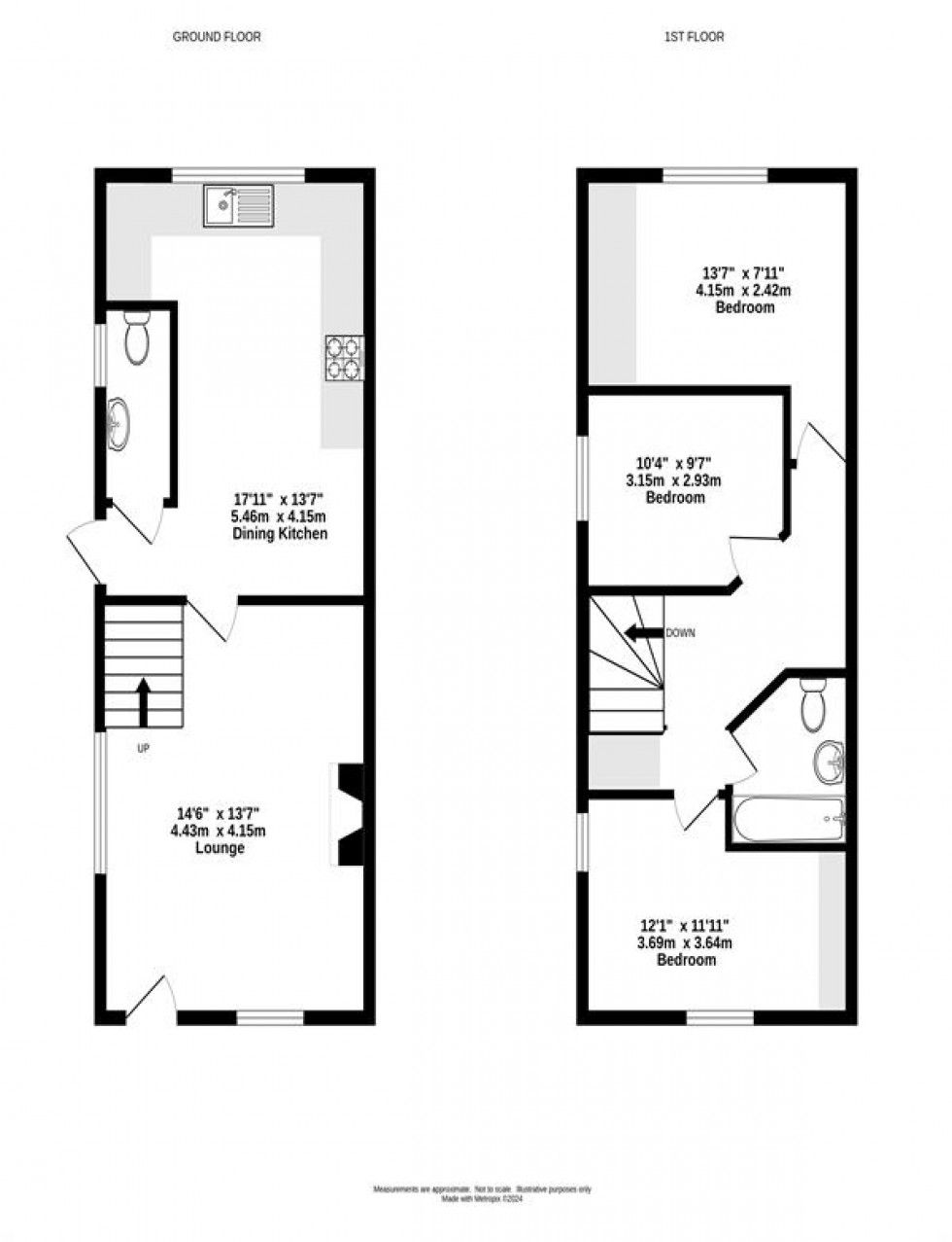 Floorplan for Smithy Lane, Mouldsworth, Chester