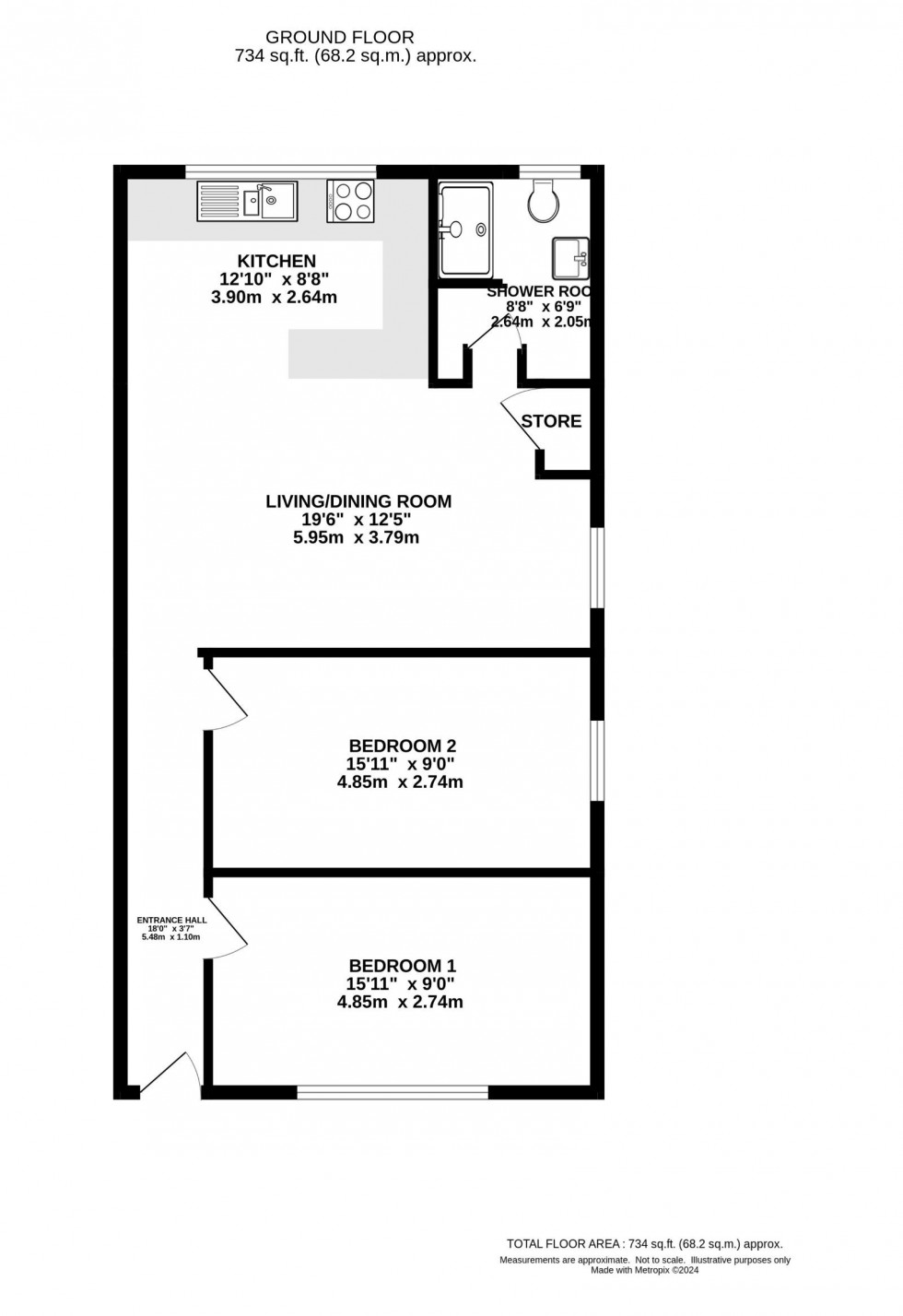 Floorplan for Parrs Wood Road, East Didsbury