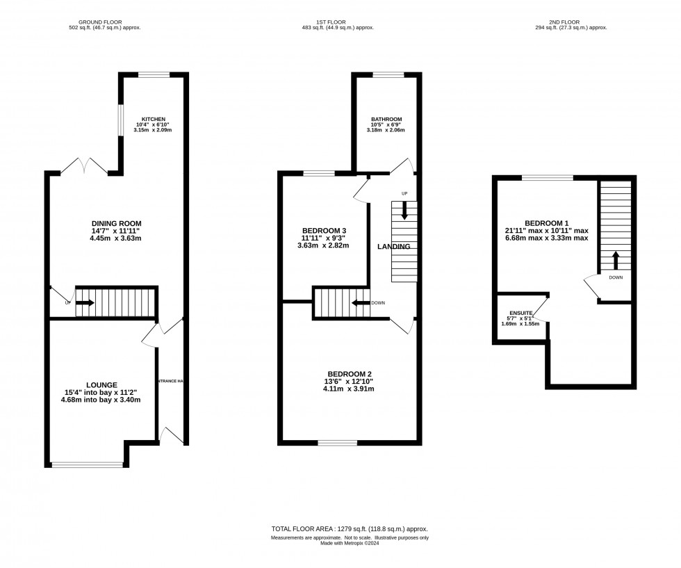 Floorplan for Heyes Lane, Alderley Edge